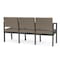 Lesro Lenox 3 Seat Tandem Seating W/ Arms, 64.5 in W 24.5 in L 32 in H LS3103 - alternate 2